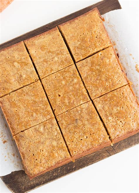 Browned Butter Carrot Cake Blondies