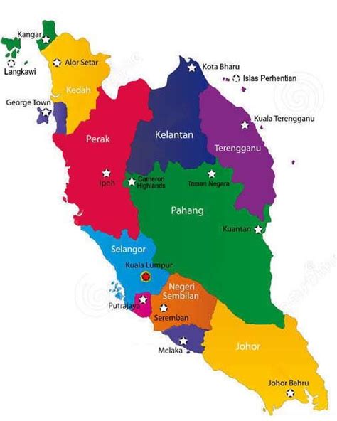 Mapa De Malasia Geografia Moderna