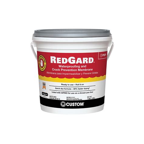 Custom Building Products Redgard 1 Gal Waterproofing And Crack