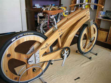 Wood Bicycle Frame And Wheels In 2020 Bicycle Frame Wooden Bike