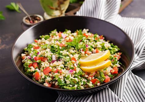 Premium Photo Tabbouleh Salad Traditional Middle Eastern Dish