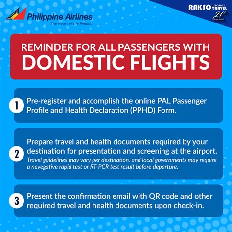 Domestic Travel Requirements Philippine Airlines