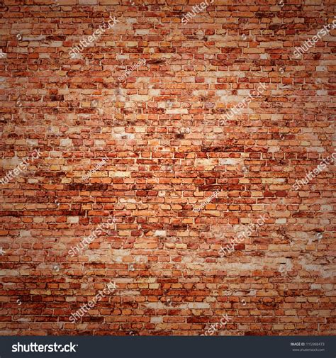 Red Brick Wall Texture Grunge Background Stock