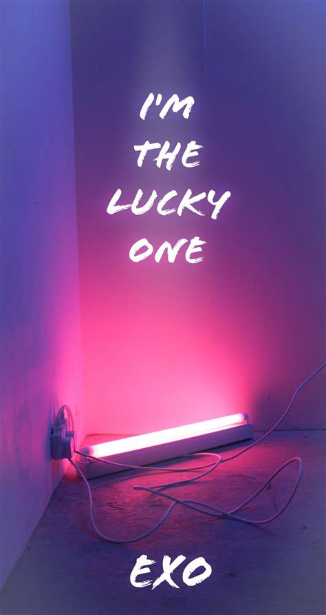 The Lucky One Exo Neon Signs Wallpapers