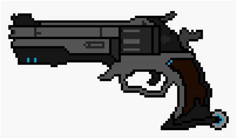 Gun Pixel Art Pistol