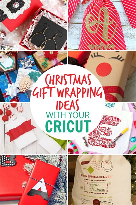 Christmas Gift Wrapping Ideas with Your Cricut  Christmas The Little