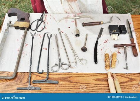 Civil War Medical Surgery Tools Stock Image Image Of Metal