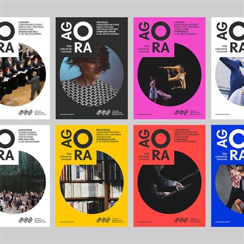 The Agora Limonests Cultural Centre Visual Identity And Signage