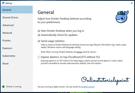 Just Installed Docker Desktop For Windows Do Not See Many Of The