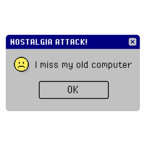 I Miss My Old Computer Stickernitn