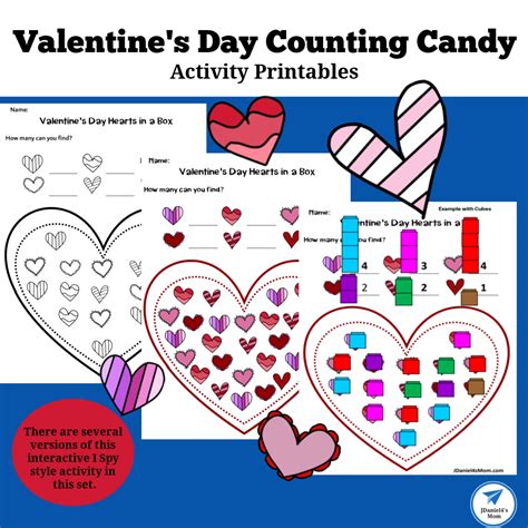 Valentines Day Counting Candy Activity Printables Jdaniel4s Mom