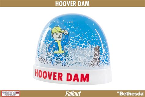 Fallout New Vegas Hoover Dam Snow Globe Gaming Heads