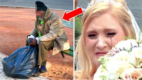 Orphan Girl Marries Homeless Man Guests Laugh At Wedding Until He