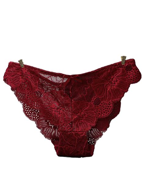Women Ladies Sexy Sheer Panties Knickers Bikini Lace Lingerie Briefs Underwear