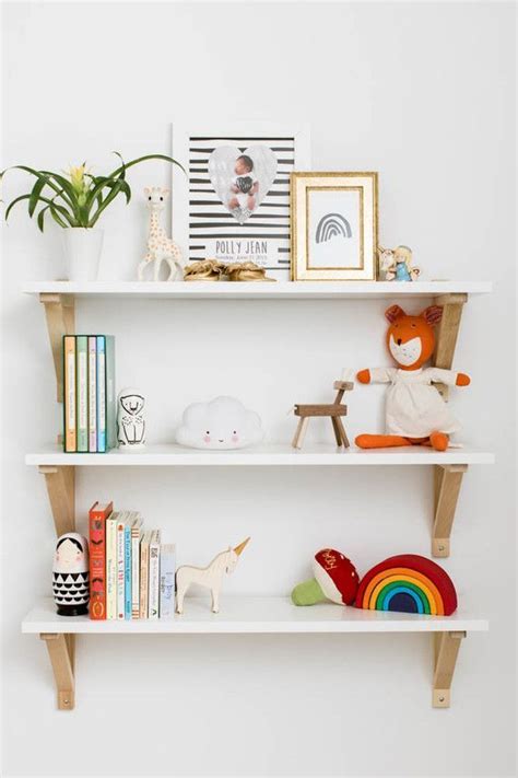 Modern Girls Room Shelves Kids Room Shelf Nursery Shelves Modern