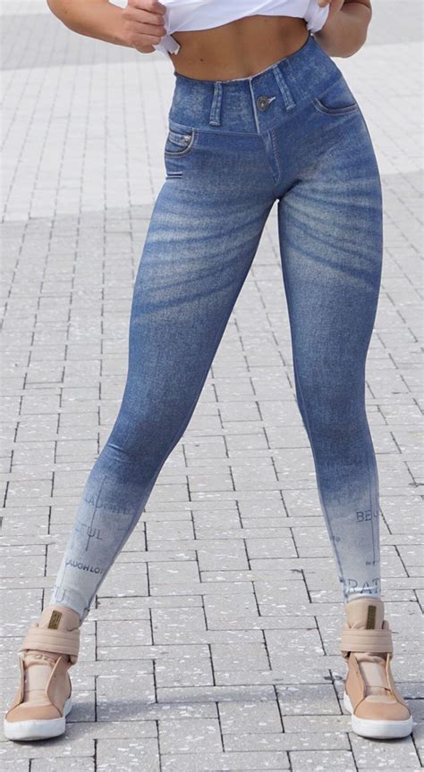 Butt Lifting Jeans Leggings Look Very Real Top Rio Shop