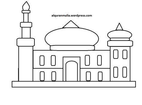 Mewarnai Gambar Masjid Sederhana Mewarnai Gambar Cabe Drawing Image
