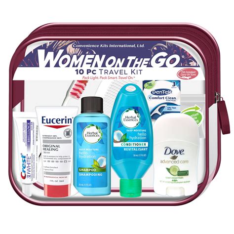 Convenience Kits International Womens Deluxe 10 Pc Travel Kit