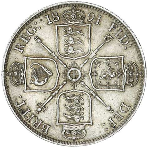 Florin 1891 Jubilee Coin From United Kingdom Online Coin Club