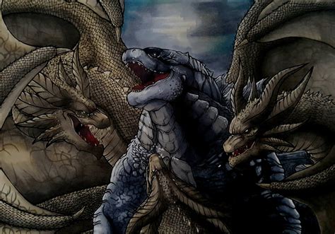 Godzilla returns after rebirth | godzilla: Godzilla Vs King Ghidorah by ChurroNinja on DeviantArt