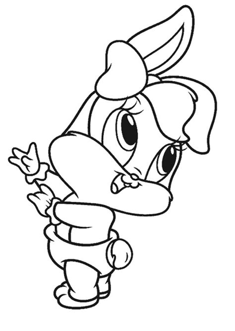 Baby Looney Tunes Character Baby Lola Coloring Page Kids Play Color