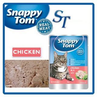 Or worse, life and death! SNAPPY TOM Cat Pouch 85gm, Cat Wet Food (7 FLAVORS ...