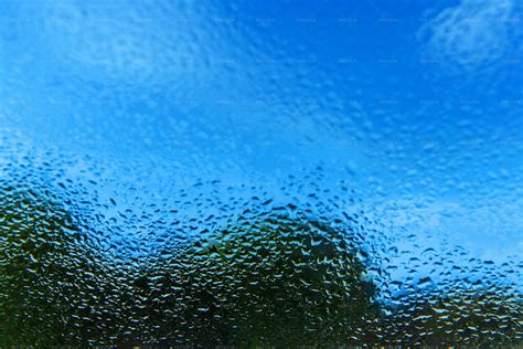 Raindrops On The Glass Stock Photos Motion Array