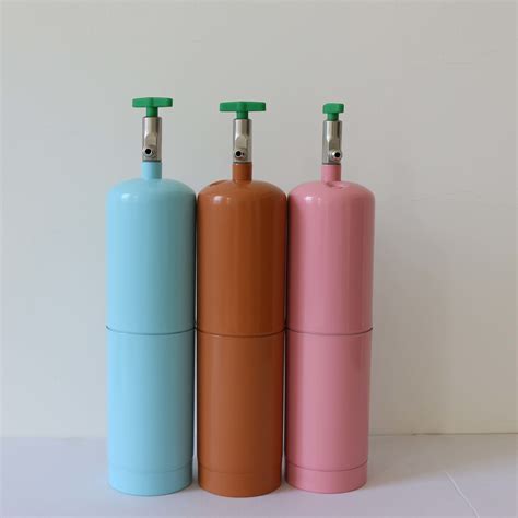 Empty Refrigerant Gas Cylinder R134a R410a Refrigerant Cylinder 1l