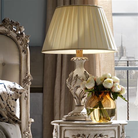 Italian Luxury Ornate Carved Classic Table Lamp Juliettes Interiors