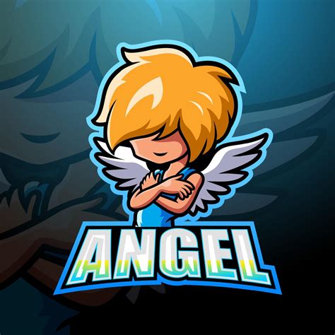 Angel Mascot Esport Logo Design 5576168 Vector Art At Vecteezy