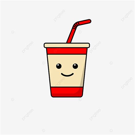 Soda Cups Clipart Vector Cute Cup Of Soda Vector Illustration Drink