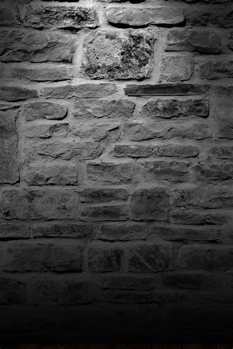 Grey Bricked Wall Brick Wallpaper Iphone Wallpaper Wall Wallpaper