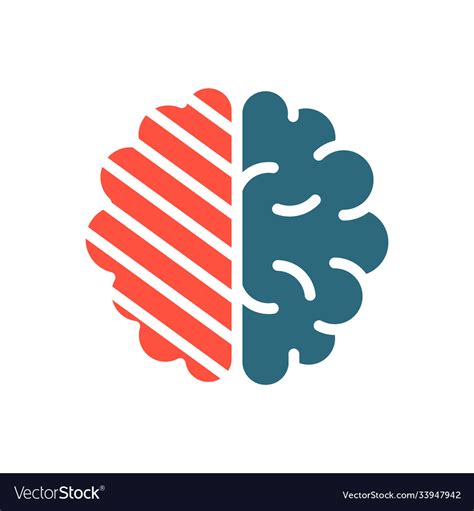 Sore Human Brain Colored Icon Cerebral Edema Vector Image