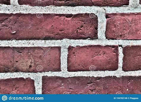 Detailed Old And Weathered Vintage Brick Wall In High