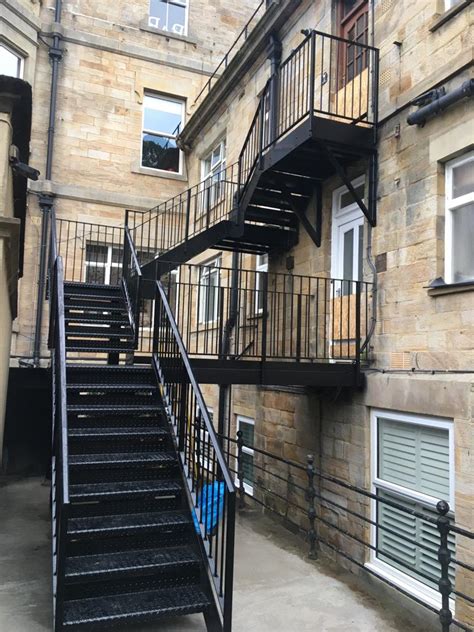 Garnett Fabrications Latest External Steel Staircase