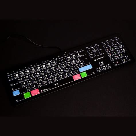 Minor deviations based on version and os are possible. DaVinci Resolve Backlit Keyboard - Video Editing Keyboard ...