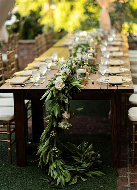 18 Rustic Greenery Wedding Table Decorations You Will Love