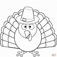 Thanksgiving Turkey coloring page | Free Printable Coloring Pages