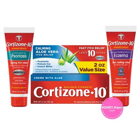 Cortizone 10 Maximum Strength Anti Itch Cream With Aloe Eczema