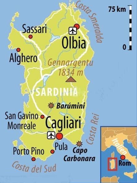 Sardinia Map Tripfiction