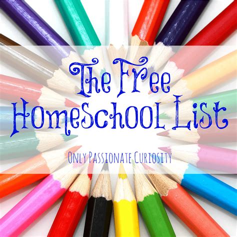 Free Homeschool Curriculum, Links and Websites for Kids