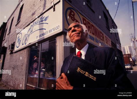 Nathaniel Bronner Of Bronner Brothers Cosmetics At His Auburn Avenue