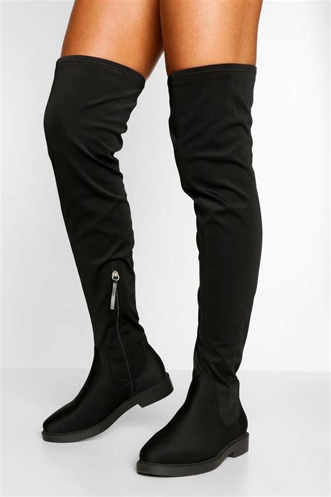 Over The Knee Boots Thigh High Boots Boohoo Uk