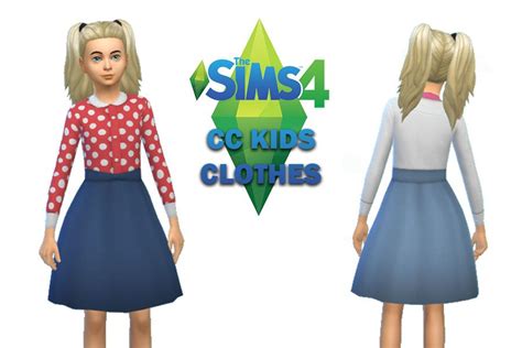 The Sims 4 Cc Kids Clothes Maxis Match Sims 4 Maxis Match Clothes