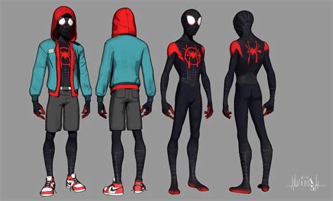 Miles Morales Spider Man Into The Spider Verse Fan Art Spiderman Noir
