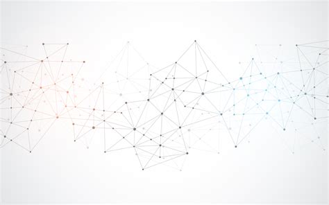Abstract Plexus Background With Connecting Dots And Lines Global