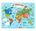 World Map poster for kids - Educational, interactive, wall map ...