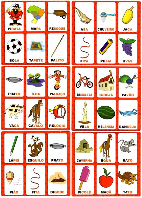 Atividades Alfabetiza O Jogos Para Alfabetizar Bingo Dos Sons In Ciais