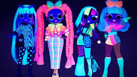 Dolls New Lol Surprise Omg Lights Fashion Dolls Complete Set Of 4 En6984218