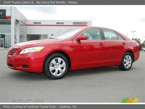 This is a red 2009 toyota camry with 73k miles on it. Barcelona Red Metallic - 2009 Toyota Camry LE - Bisque ...